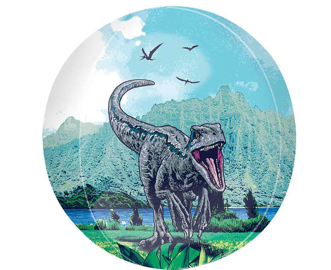 Balon foliowy ORBZ XL Jurassic World: Dominion, 38x 40 cm, licencja KK